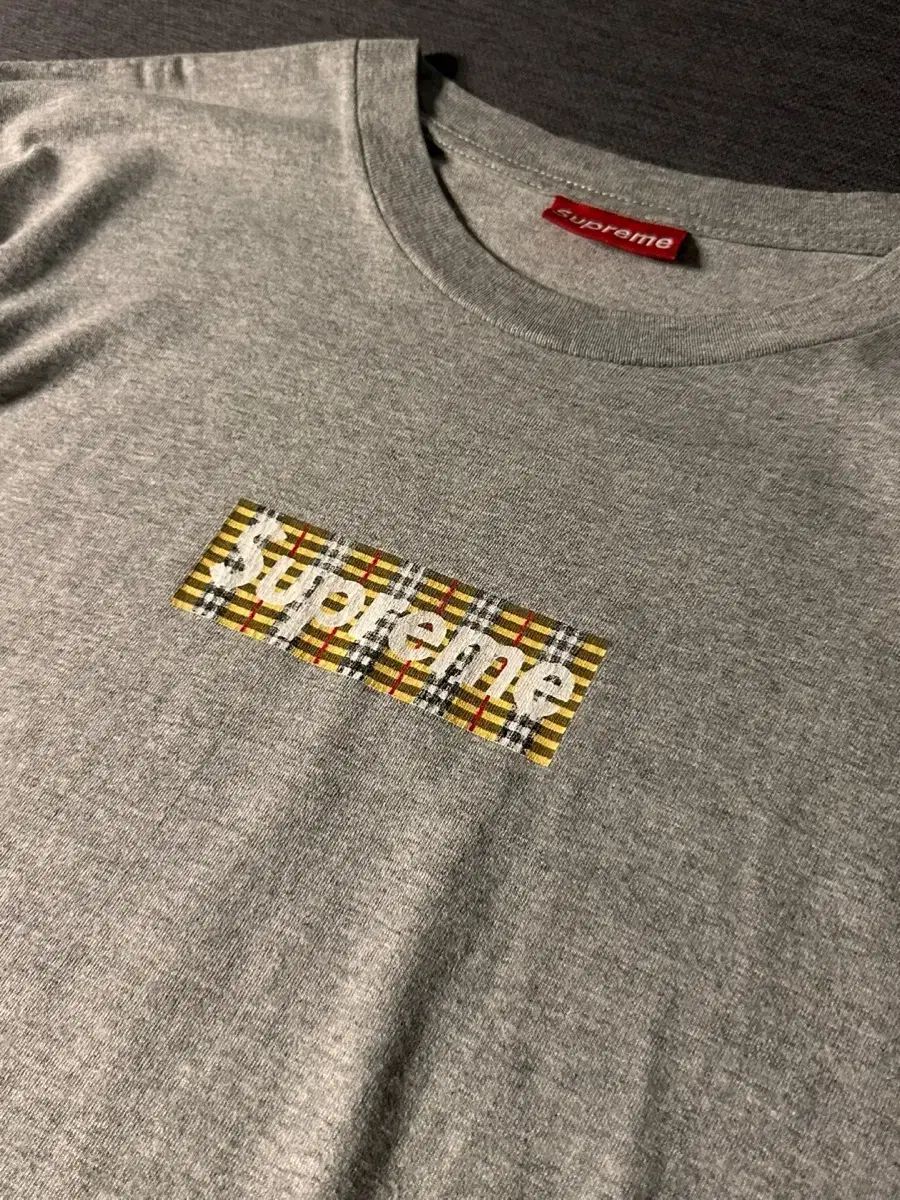 L 1997 OG Supreme(シュプリーム) BURBERRY(バーバリー ) ボックスロゴ 半袖 ティー