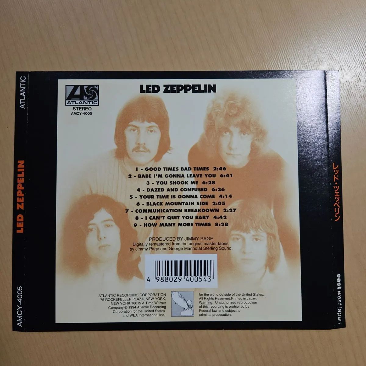 95年盤 Led Zeppelin レッド・ツェッペリン - メルカリ