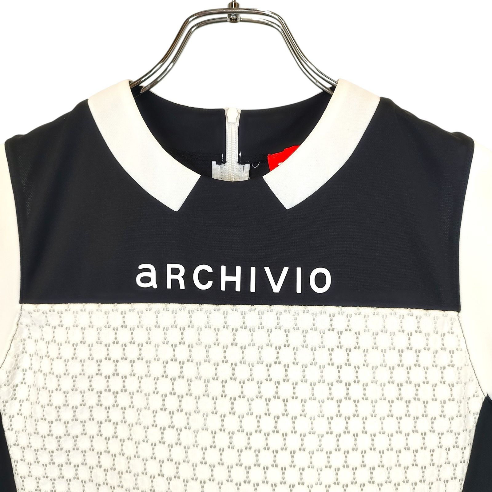 Archivio アルチビオ ゴルフ 24SS レース ノースリーブ Tシャツ
