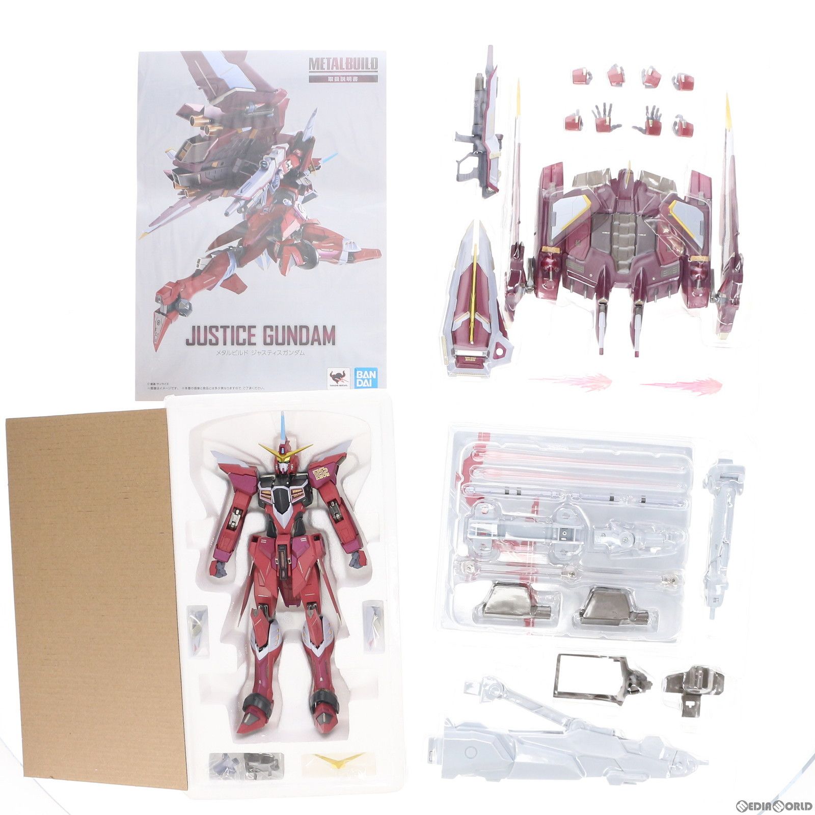 BANDAI - L BUILD ジャスティスガンダム 機動戦士ガンダムSEED(シード) 完成品 可動フィギュア バンダイスピリッツ BANDAI - METAL BUILD ジャスティスガンダム 機動戦士ガンダム