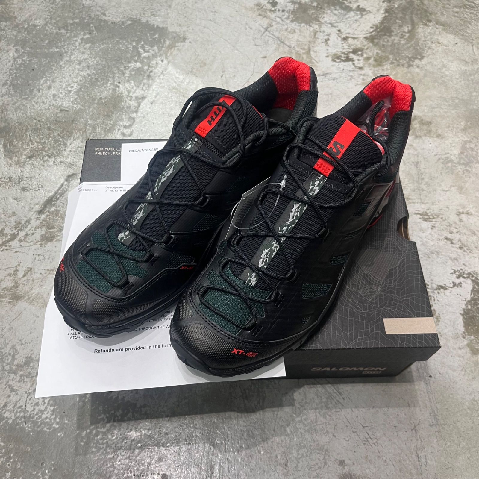 未使用品 KITH Salomon XT-4K コラボ スニーカー キス サロモン