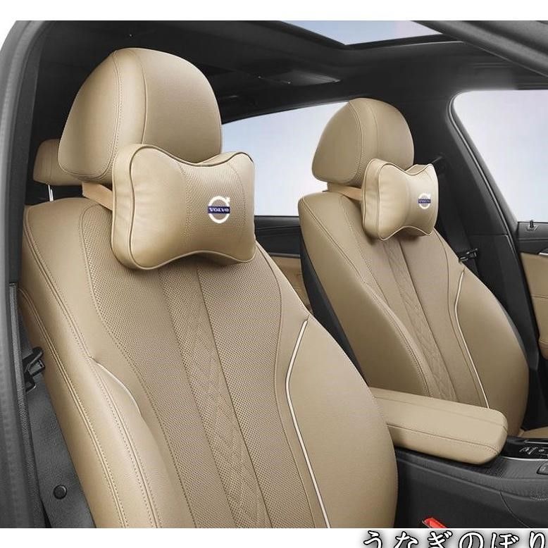 美品・未使用新品】☆ボルボ VOLVO☆ベージュ☆車用ネックパッド