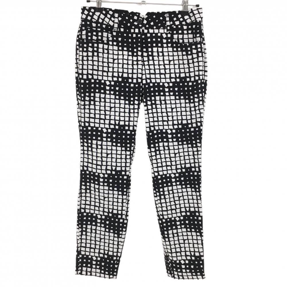 超美品】シェルボ パンツ ダークネイビー×白 総柄 ストレッチ 超美品】シェルボ パンツ ダークネイビー×白 総柄 ストレッチ