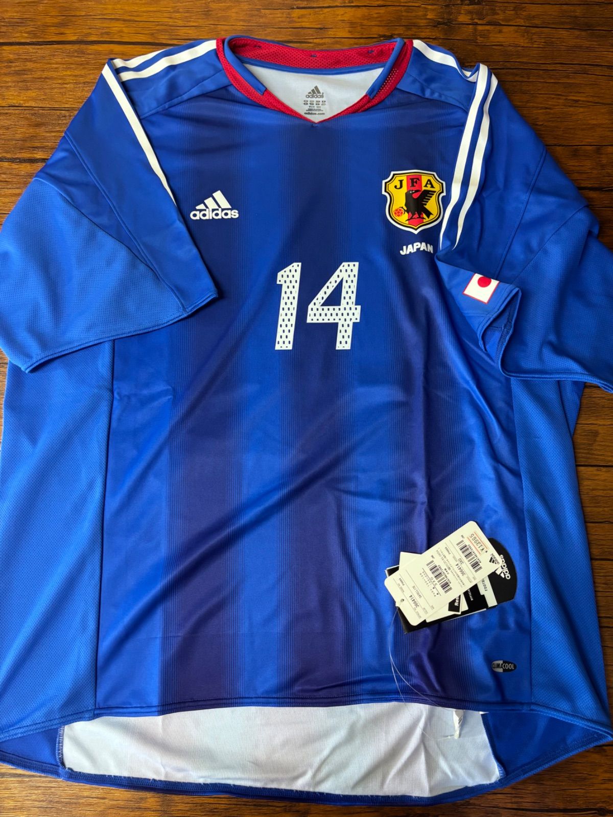 新品】アディダス 日本代表 三都主 アレサンドロ 14番 ユニフォーム L
