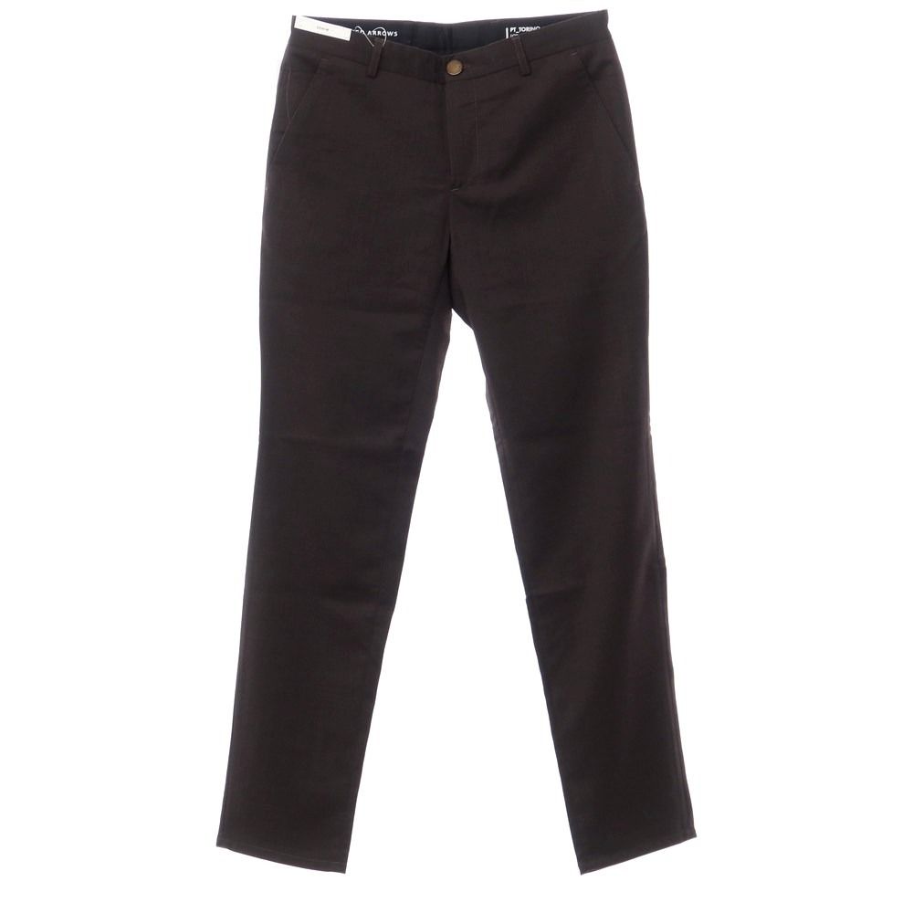 【中古】【未使用】ピーティートリノ デニム PT TORINO DENIM UNITED ARROWS別注 ポリエステルウール スラックス パンツ ダークブラウン【サイズ31】【メンズ】