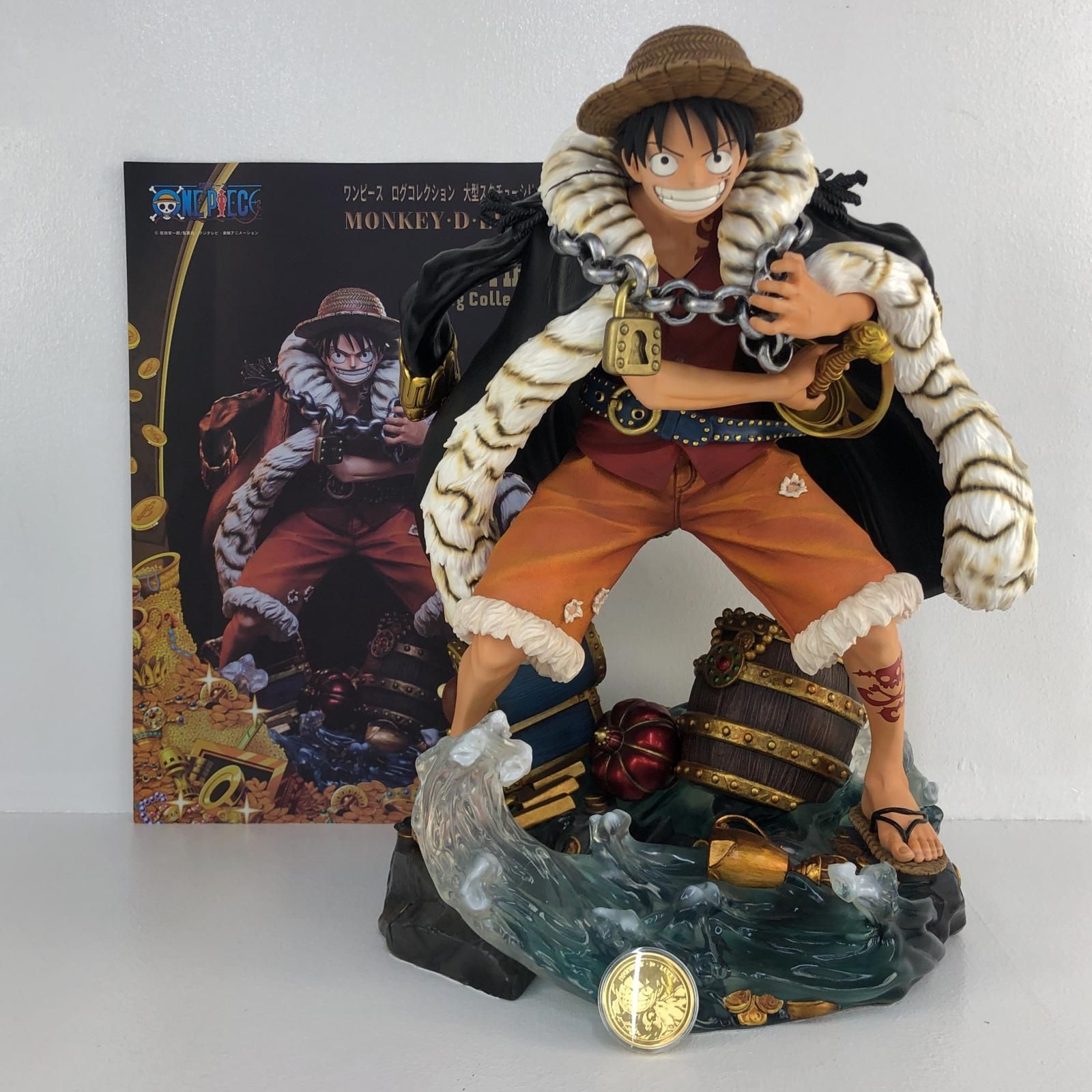 ONE PIECE ワンピース　ログコレクション　スタチュー　ルフィ 全高約50センチ！ログコレクション 大型スタチューシリーズ
