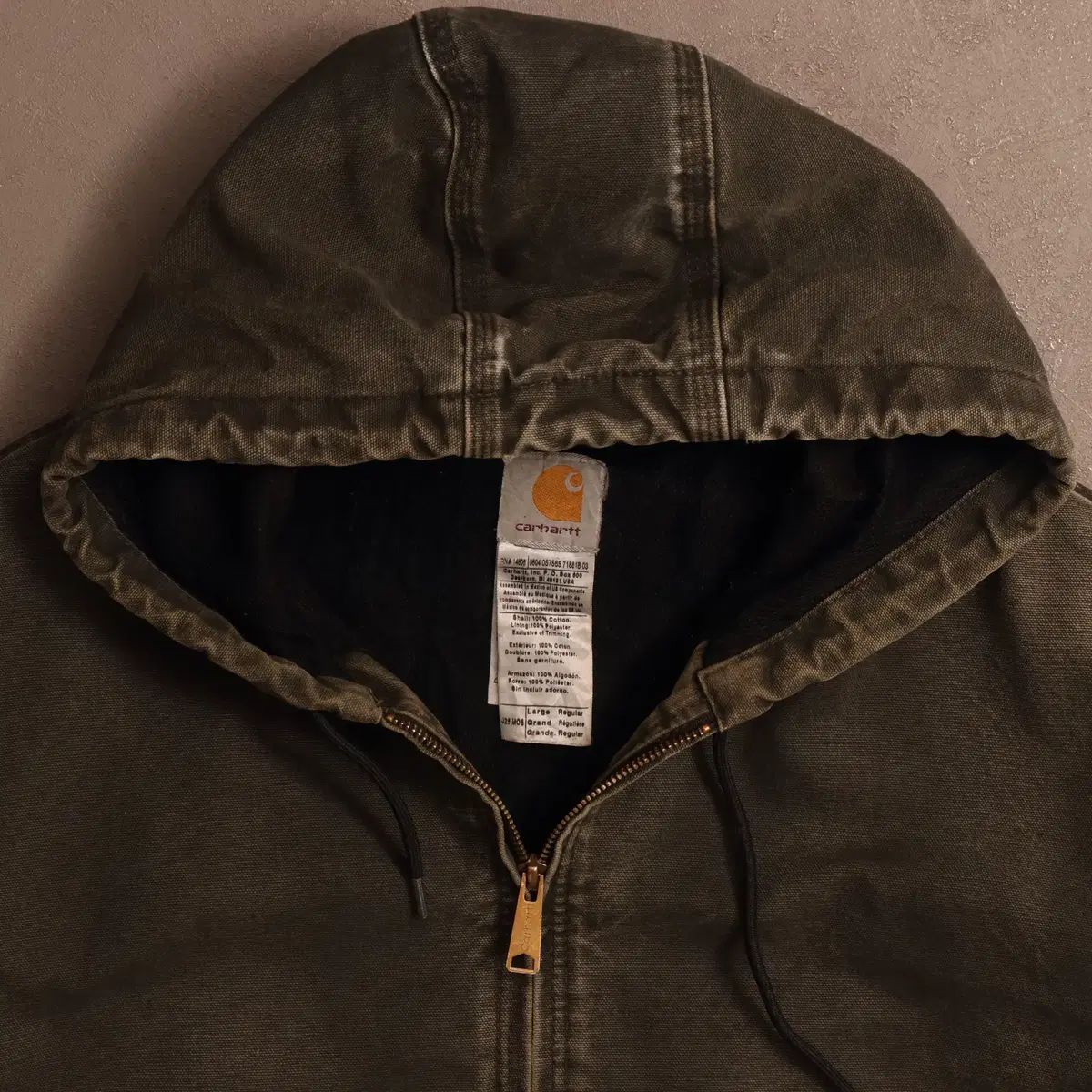 カーハート j25 モースグリン ダック アクティブ ジャケット A1242