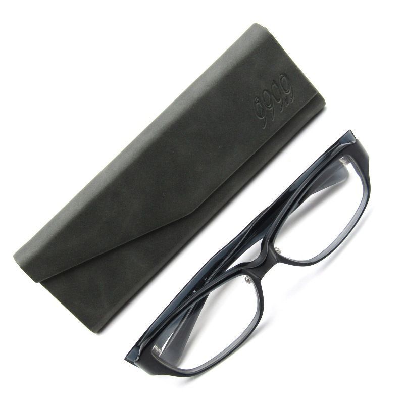 999.9 フォーナインズ メガネフレーム NP-16 日本製 14I|2014.9 スクエア ネオプラスチック 52 ブルーグレー 65008719