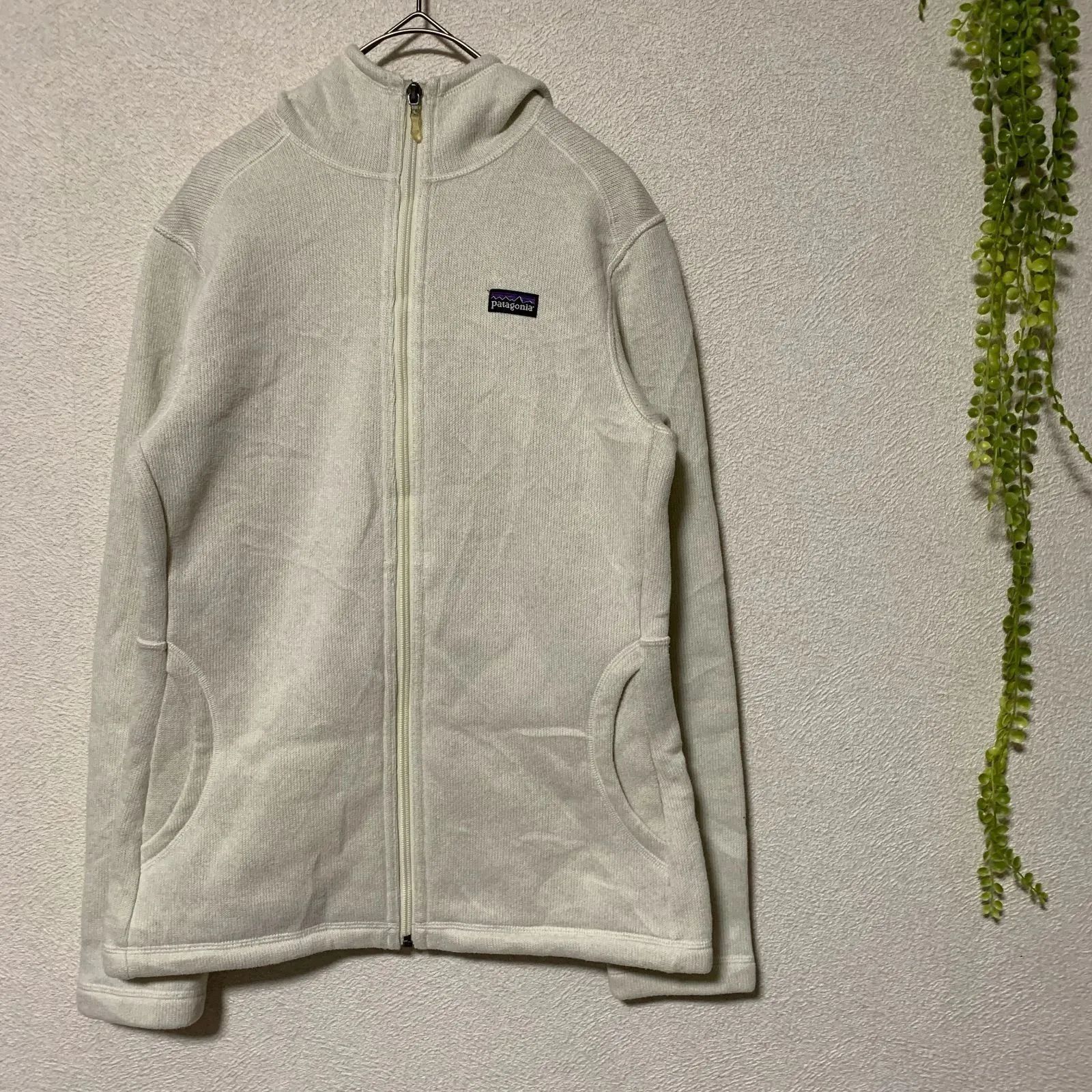 patagonia ベターセーター フリースジャケット ホワイト【ガールズXL 