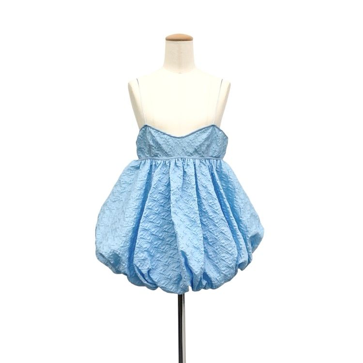 cecilie bahnsen セシリーバンセン 水色フレアキャミワンピース 【公式