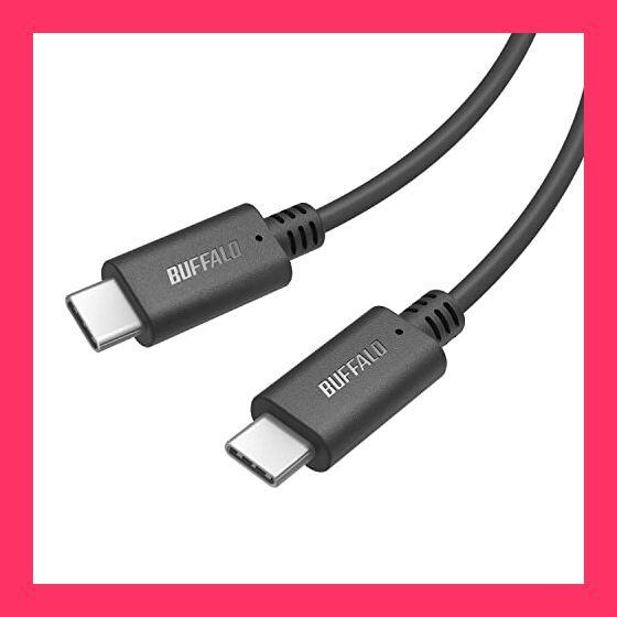 バッファロー USB Type C ケーブル USB-C & USB-C 2.0☆ - メルカリ