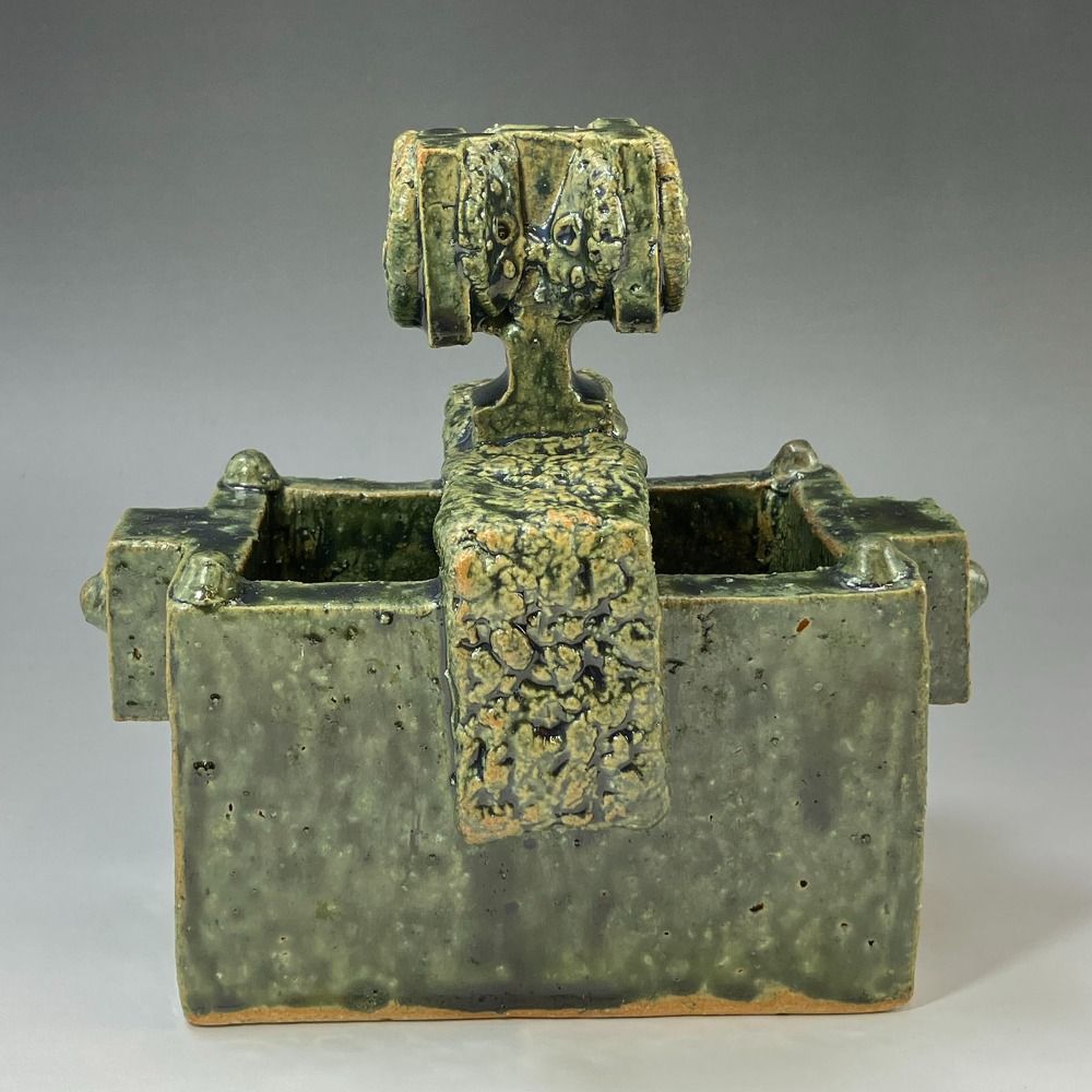 熊倉順吉 作 【 像 】 『 前衛陶芸家集団 走泥社 』 陶磁器 _ 置物