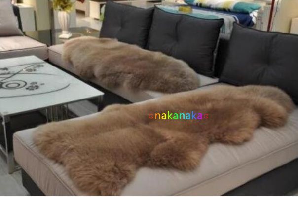 室内芸術 ムートン 贅沢 メリノ種羊 天然ムートン ラグマット ムートンラグ2p75 180cmムートンフリース ファー マット