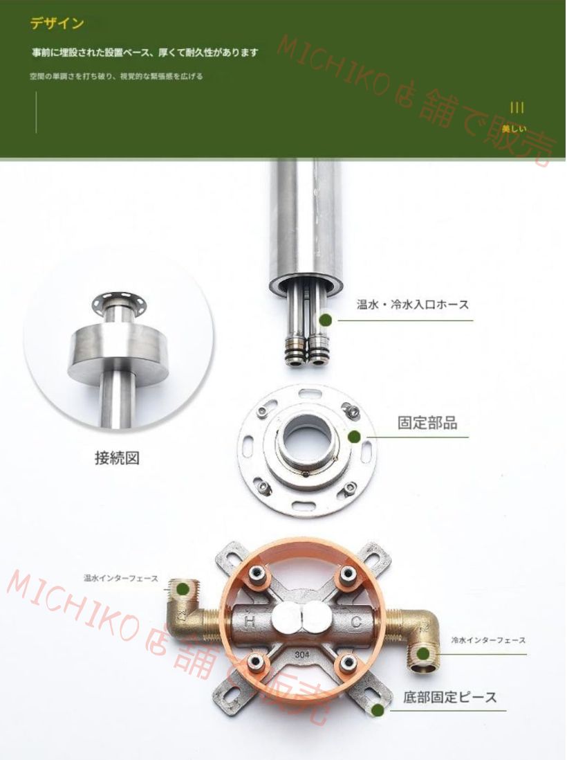 キャンプ プールエリア
