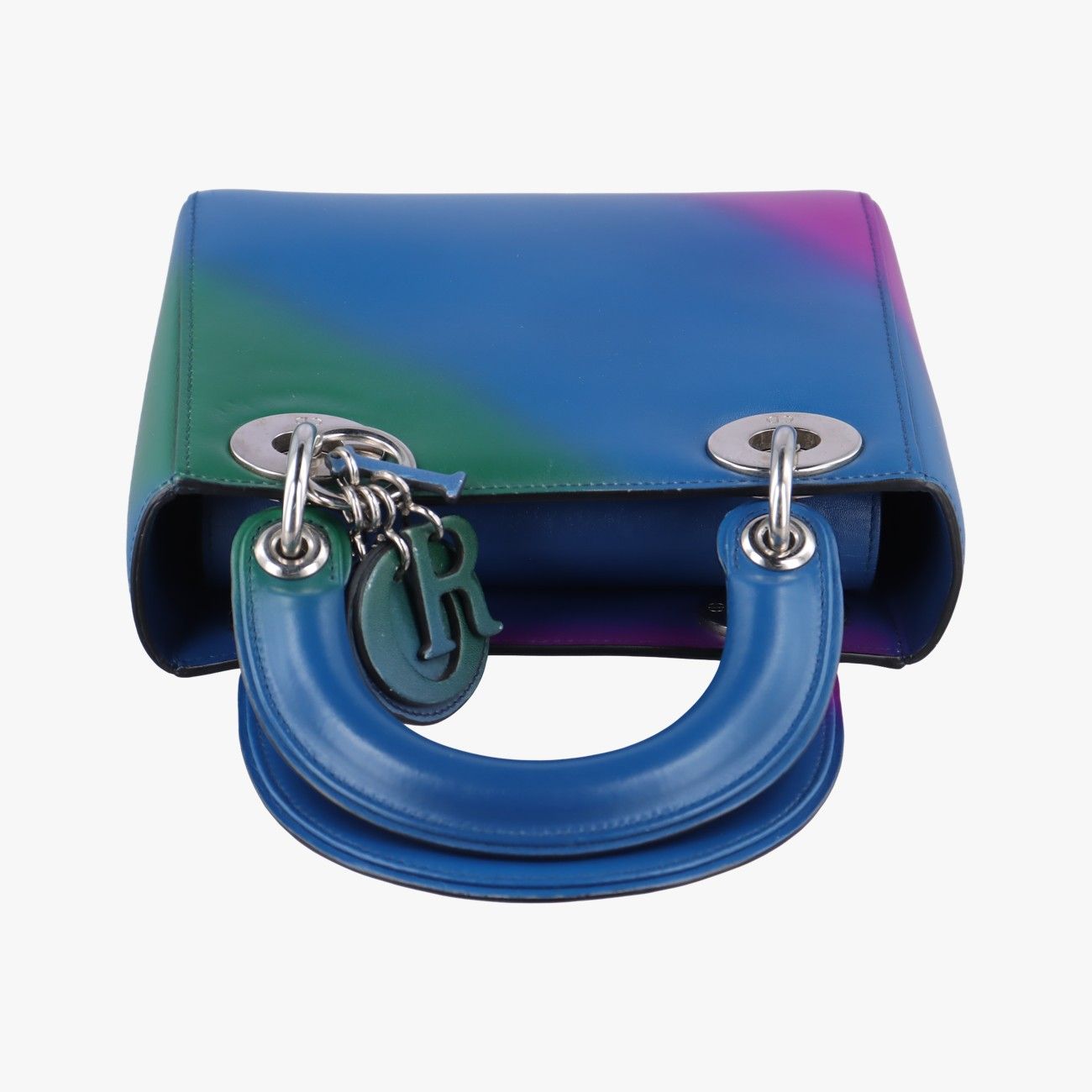 Diorレディディオールブルー×グリーン×パープルレザー04-MA-1113