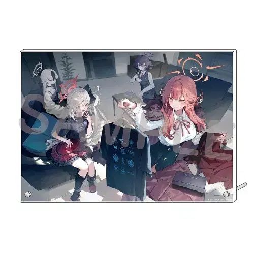 Blue Archive ブルーアーカイブ ブルアカ 4周年 アクリル プレート 興信所68