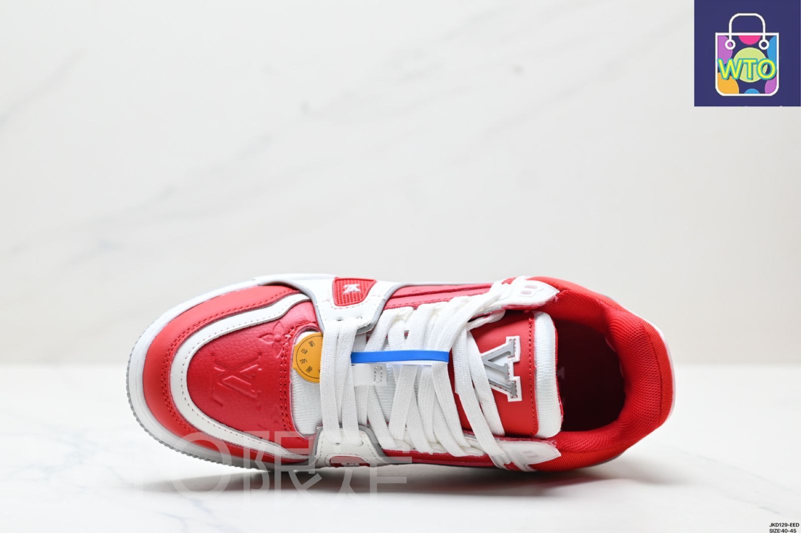 【本物保障】 全新♥ルイ ヴィトン トレーナー スニーカー ロー カジュアルスポーツシューズ 08-WTO輸入1