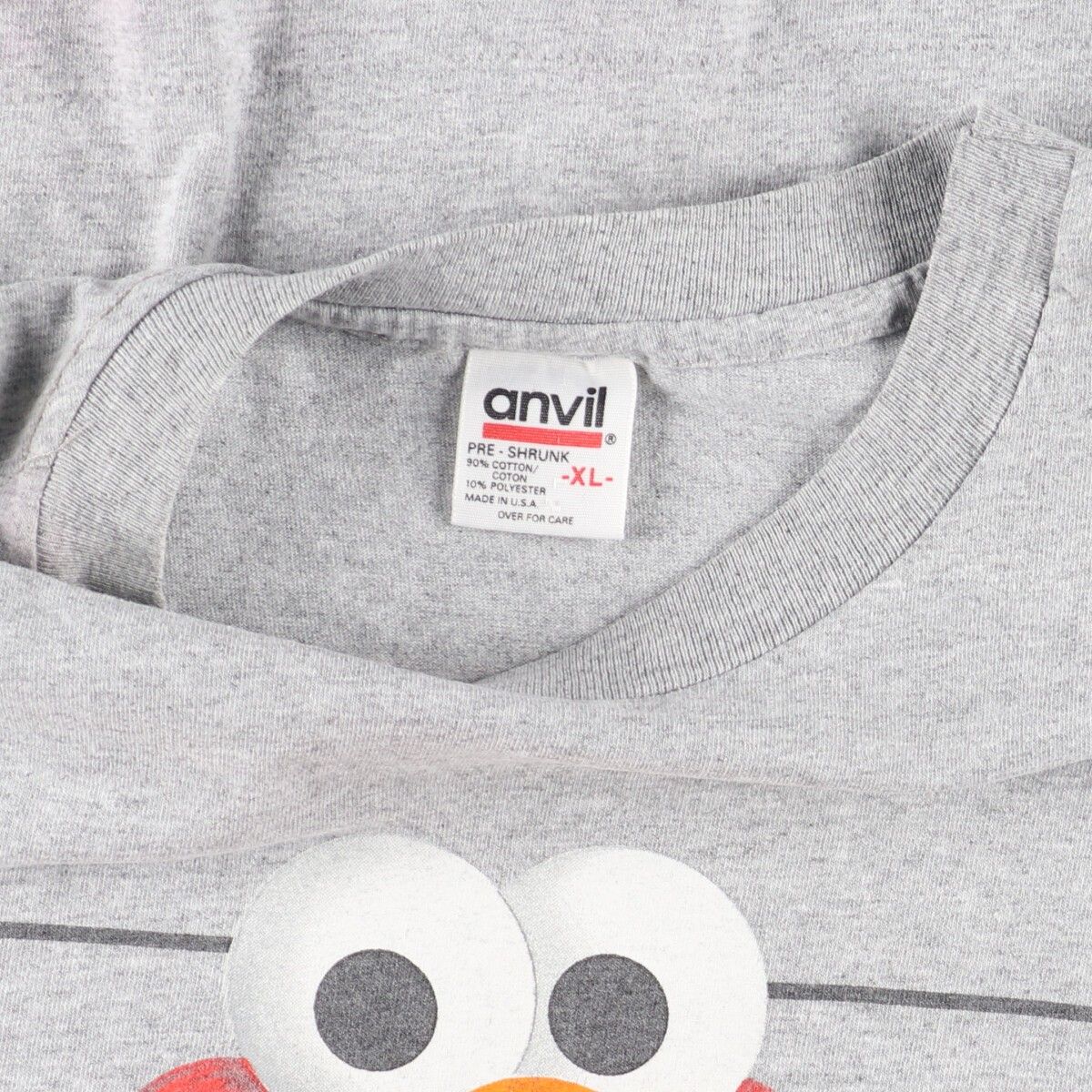 古着 90年代 アンビル anvil SESAME STREET セサミストリート エルモ 