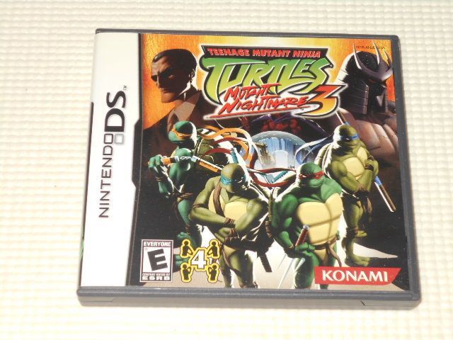 DS☆TEENAGE MUTANT NINJA TURTLES 3 MUTANT NIGHTMARE 海外版