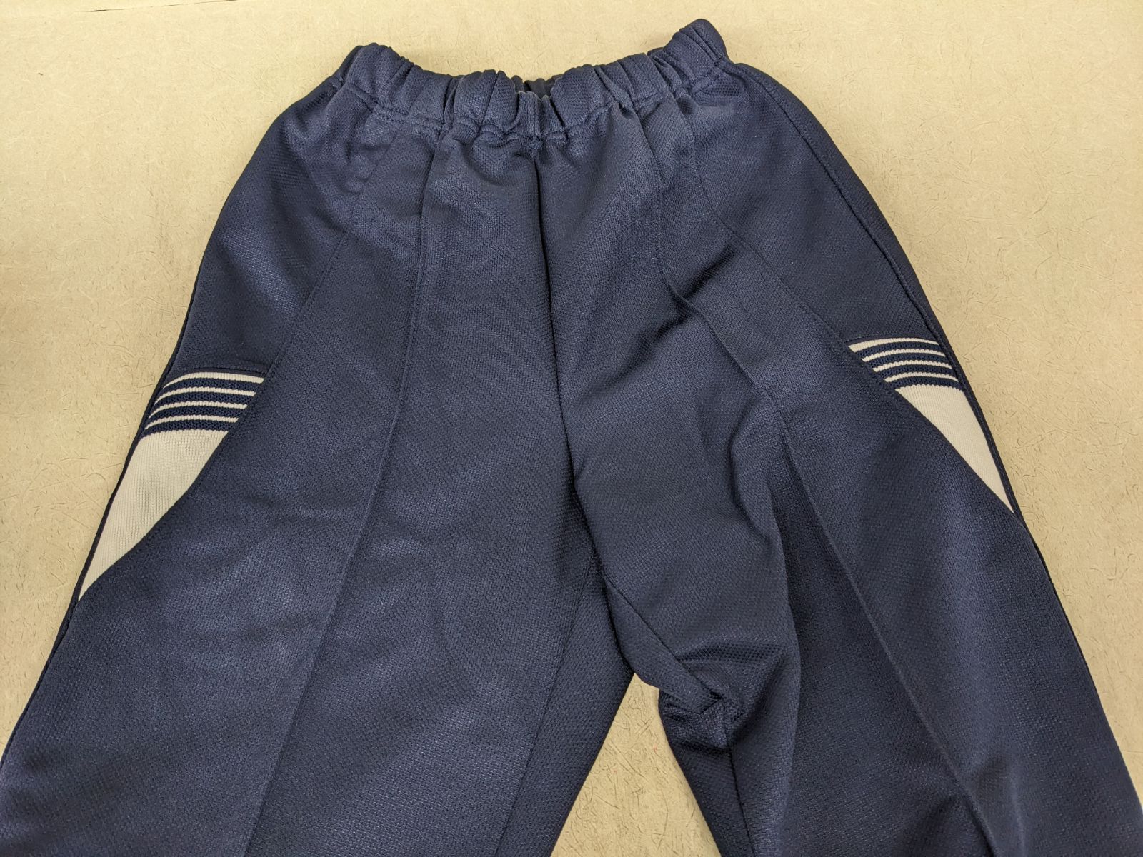 新品当時物 【ダービースター ジャージパンツ 紺 サイズF-160 155