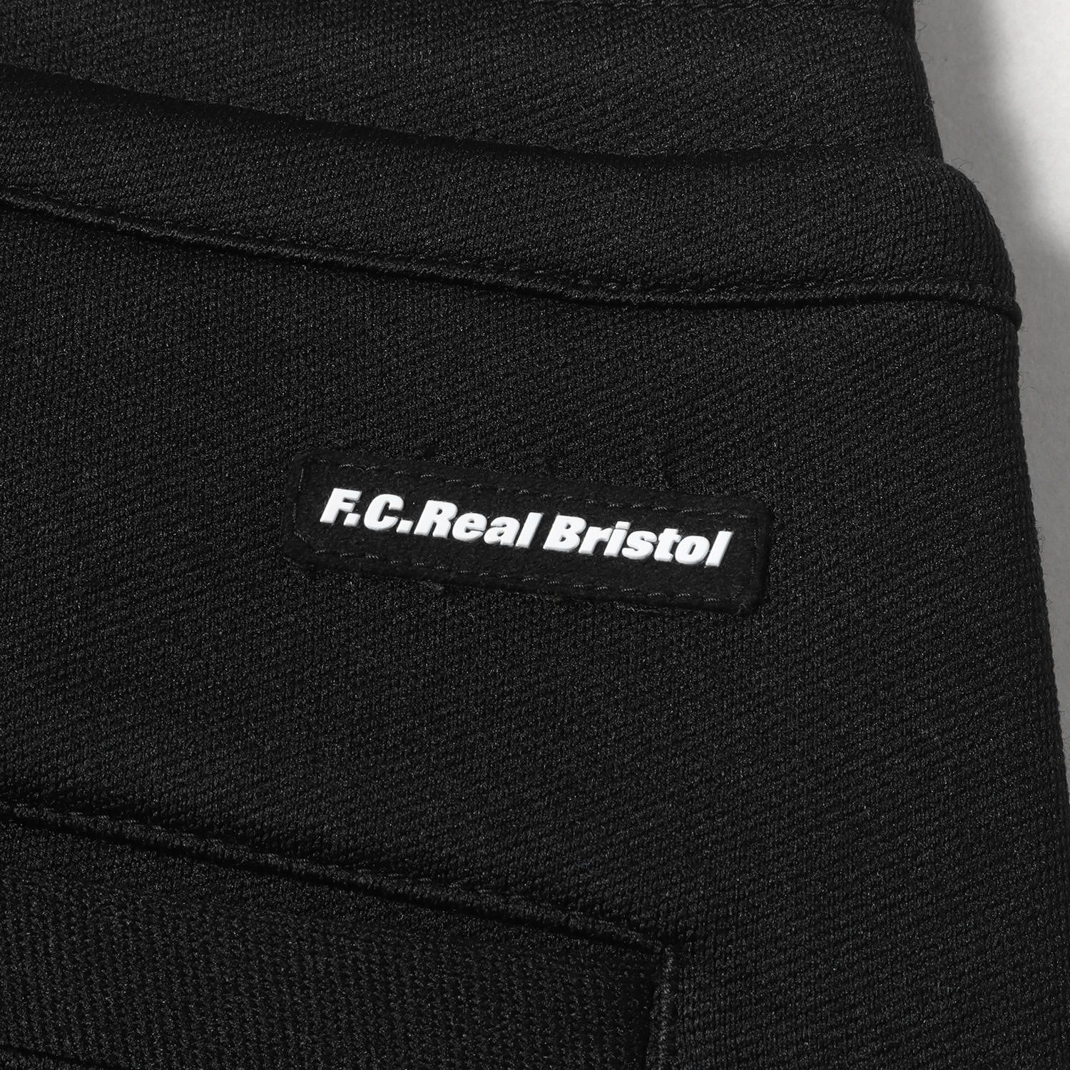 F.C.Real Bristol エフシーレアルブリストル パンツ サイズ:L 16SS トラックジャージ イージー パンツ TRACK JERSEY  EASY PANTS ブラック 黒 ボトムス ズボン FCRB ブランド カジュアル