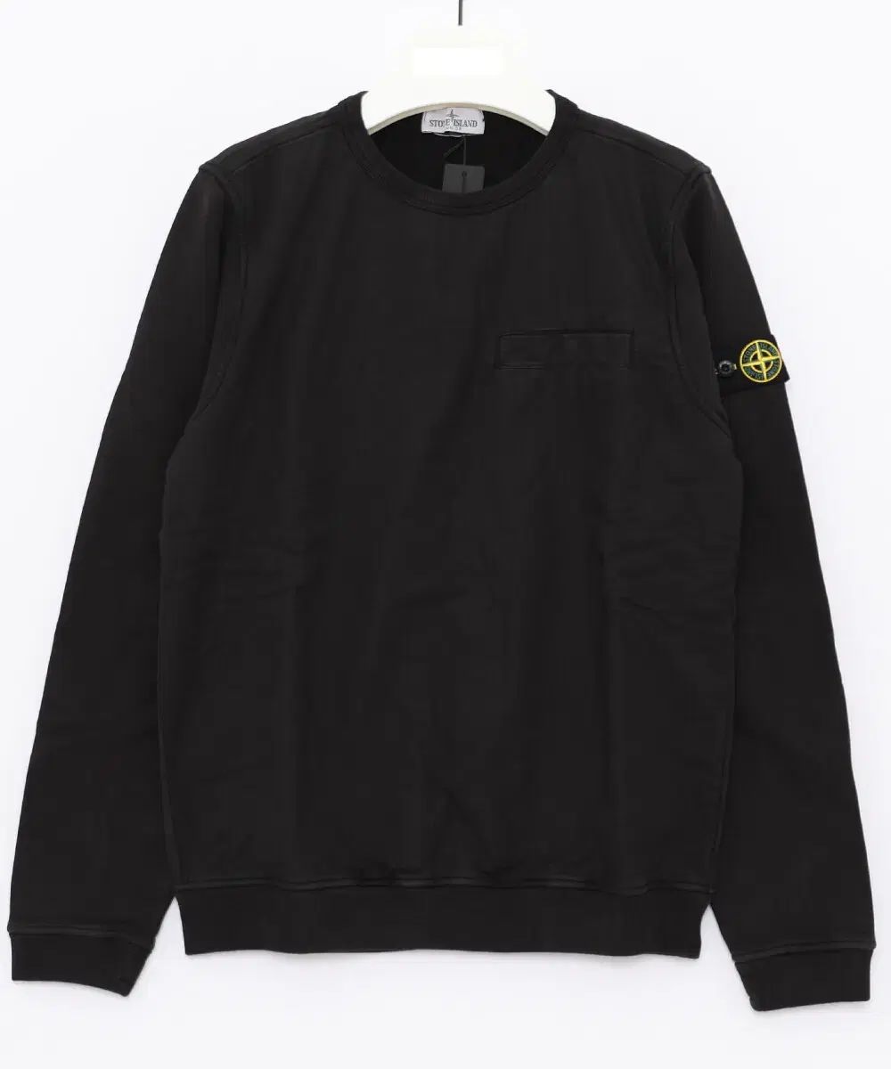 12A STONE ISLAND ストーンアイランド ロゴ ワッペン トレーナー 黒