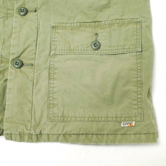 FREECITY フリーシティ 日本製 PADDED MILITARY JACKET 中綿入り ミリタリージャケット 700057-185 1 OLIVE アウター g17810