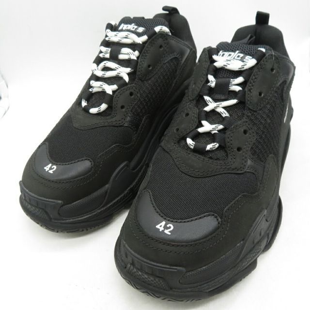 BALENCIAGA Triple S スニーカー 41 ブラック　美品 IMG_5138_gTR9aV4.JPG