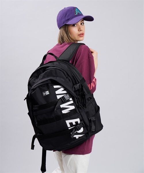 NEW ERA ニューエラ CARRIER PACK NEW ERA PRNT BLKWHI 11783327 ユニセックス バックパック リュック HH1 C20