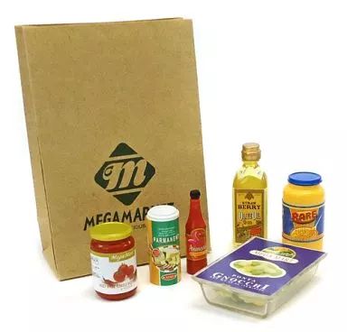 食玩　トレーディングフィギュア　8.パスタでイタリアンセット 「ミニコレ 輸入マーケット」 中古】食玩 トレーディングフィギュア 8.パスタでイタリアン