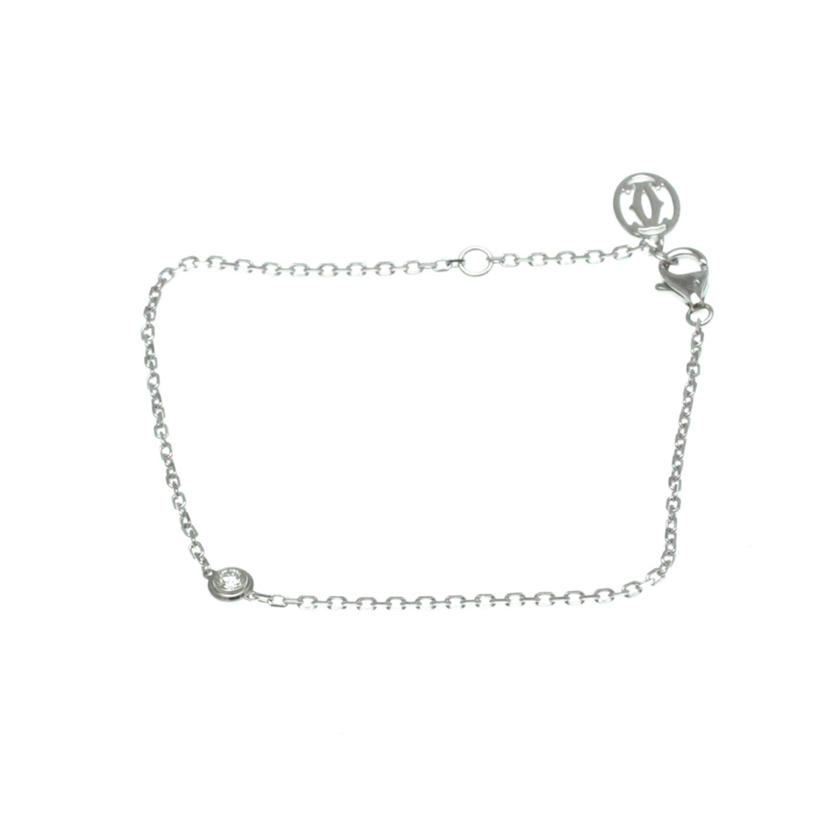 カルティエ(Cartier) ダムールブレスレット SM K18ホワイト