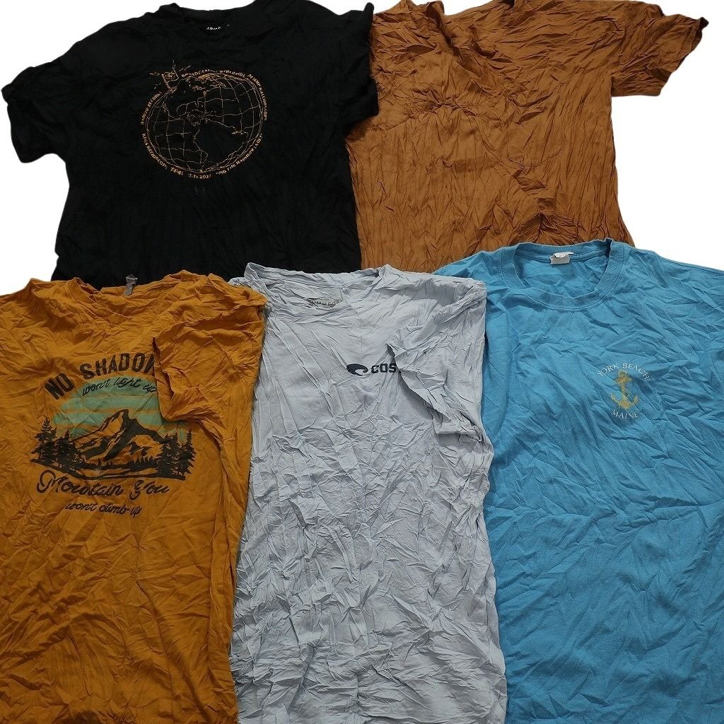 古着卸 まとめ売り カラーmix プリント 半袖Tシャツ 20枚セット