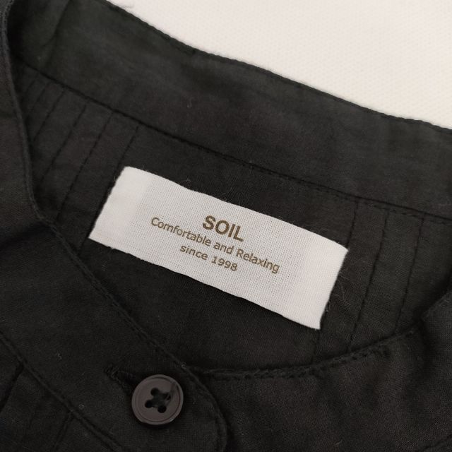 soil ピンタック インド製 コットン プルオーバー チュニック ブラウス シャツ ベージュ ソイル 5-0528M 261642 soil ピンタック インド製 コットン プルオーバー チュニック