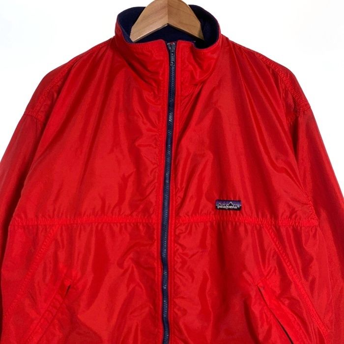 patagonia ナイロン シェルドシンチラ レッド 80's 90's Patagonia 90s シェルドシンチラジャケット USA製 赤/RW91