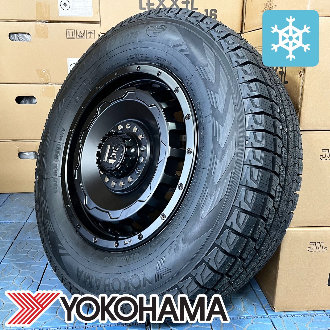 国産スタッドレス デリカ D5 ヨコハマ アイスガード SwaGGer G075 215 
