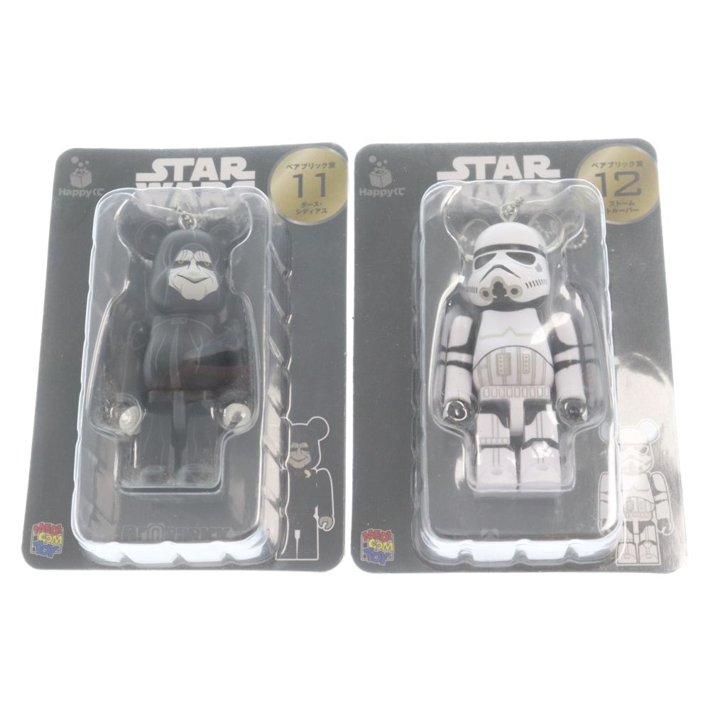 MEDICOM TOY (メディコムトイ) BE@RBRICK STARWARS Stormtrooper 100% スターウォーズ  ストームトルーパー ダースシディアス ベアブリック フィギュア 人形 2点セット ホワイト/ブラック - メルカリ