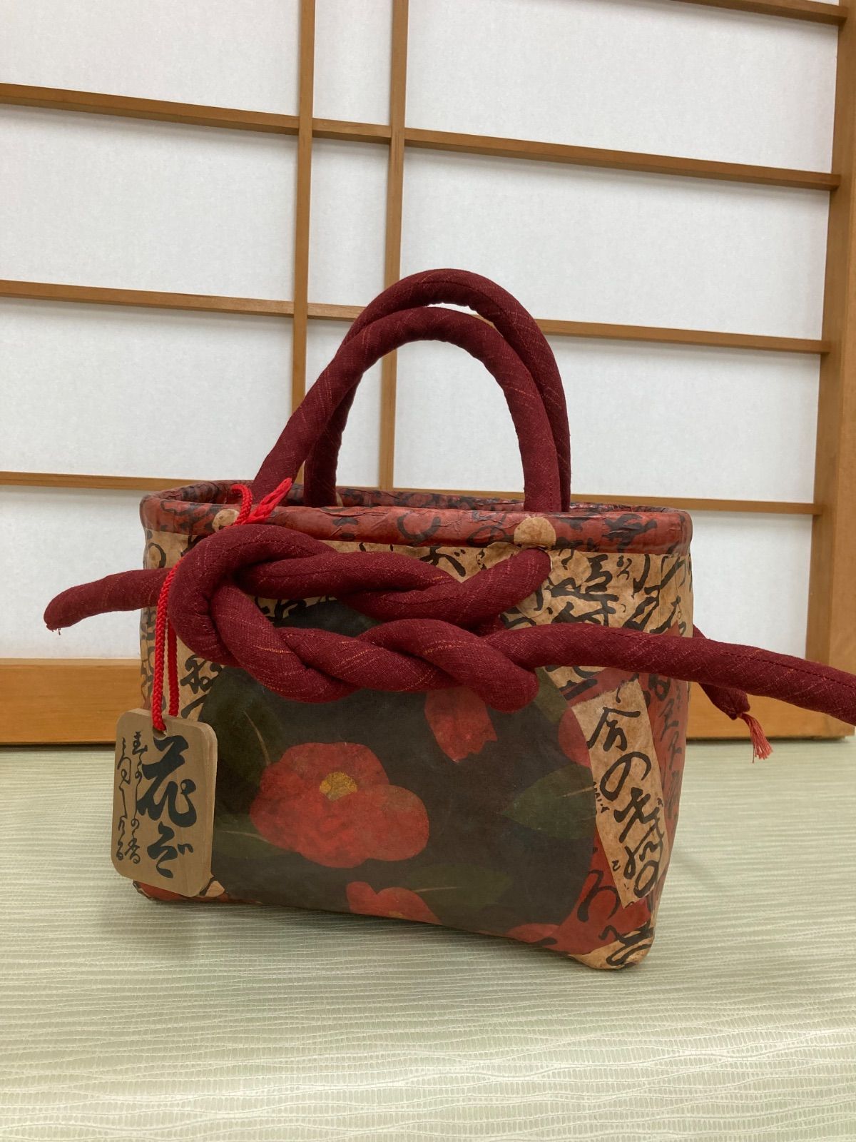 ジャパニーズアートバッグ 一閑張りバッグ【No.1】