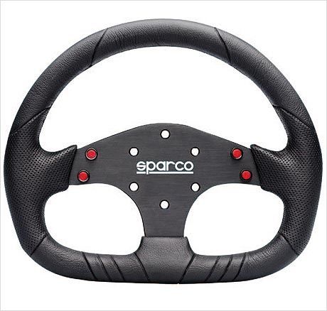 【正規品】ｓｐａｒｃｏ/スパルコ　ステアリング　P104 Sport　フラット　31パイ