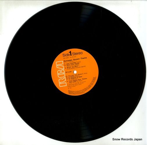 レコード】V/A ヨーロッパ映画音楽ベスト・カプセル SX-229