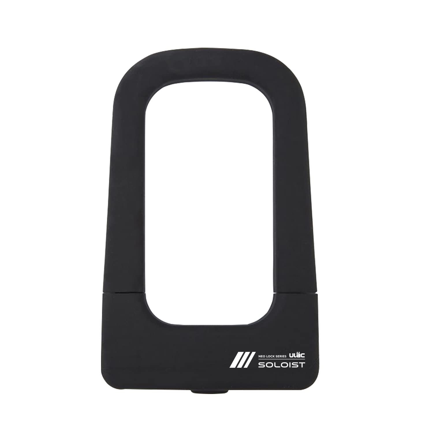 ユーラック(Ulac)自転車 鍵 SOLOIST SPORT シリコンラバーアルミU字ロック/ディンプルキー 73mm×140mm MU3N