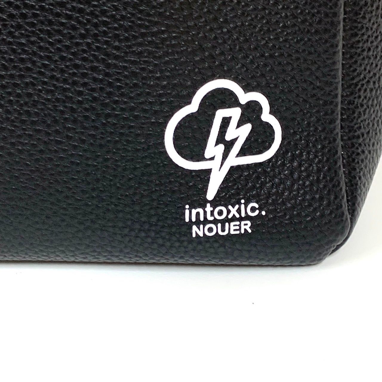 intoxic×nouer】サイドロゴレザートートバッグ/ブラック/未使用品 