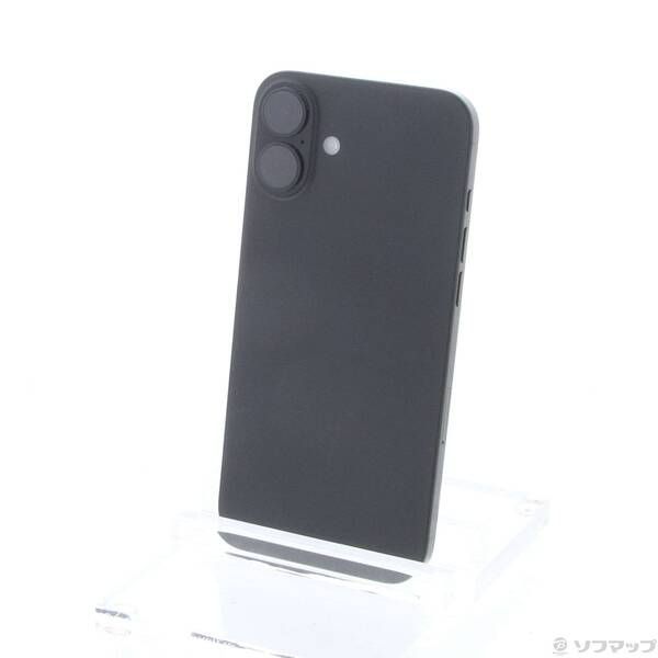 〔 〕iPhone16 Plus 256GB ブラック MXVG3J A SIMフリー 258