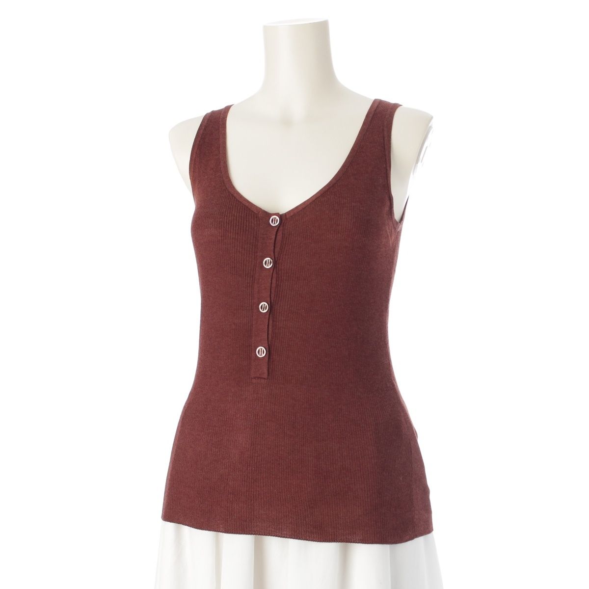 長袖トップス ブラウン