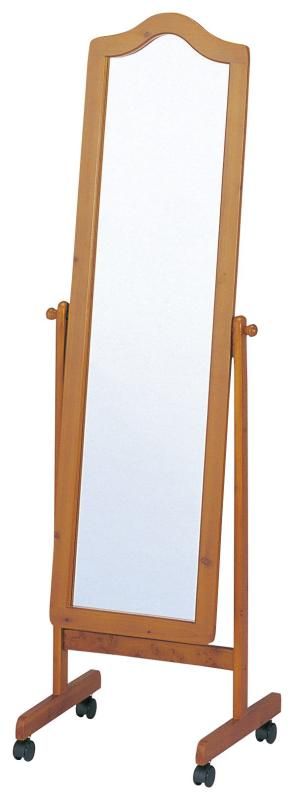 弘益 koeki 木製スタンドミラー ブラウン P-121