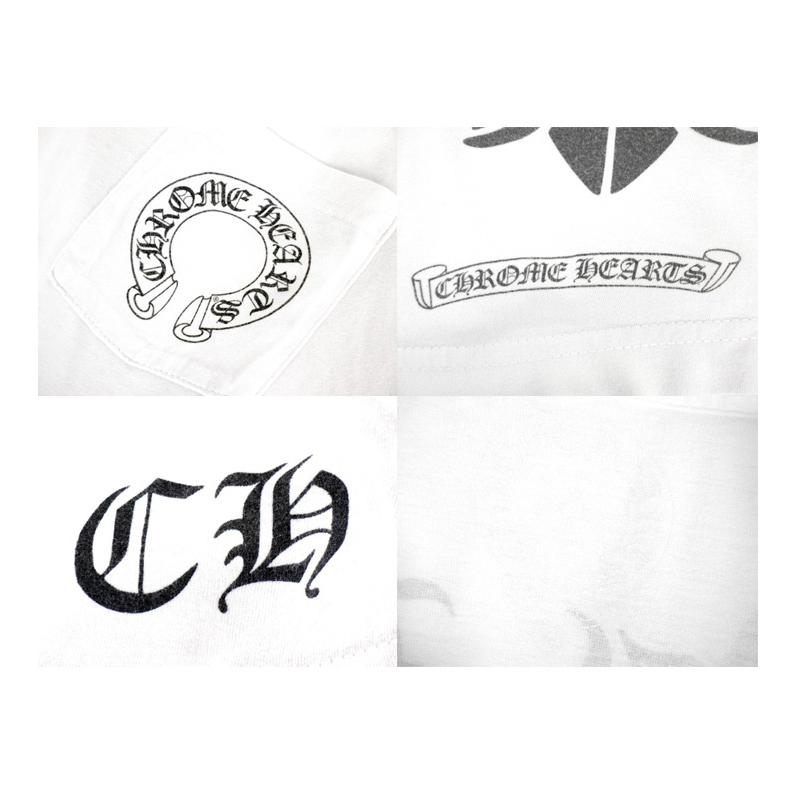 Chrome Hearts クロムハーツ マリブ限定 クロスロゴプリントTシャツ Chrome Hearts クロムハーツ マリブ限定 バック クロスロゴ