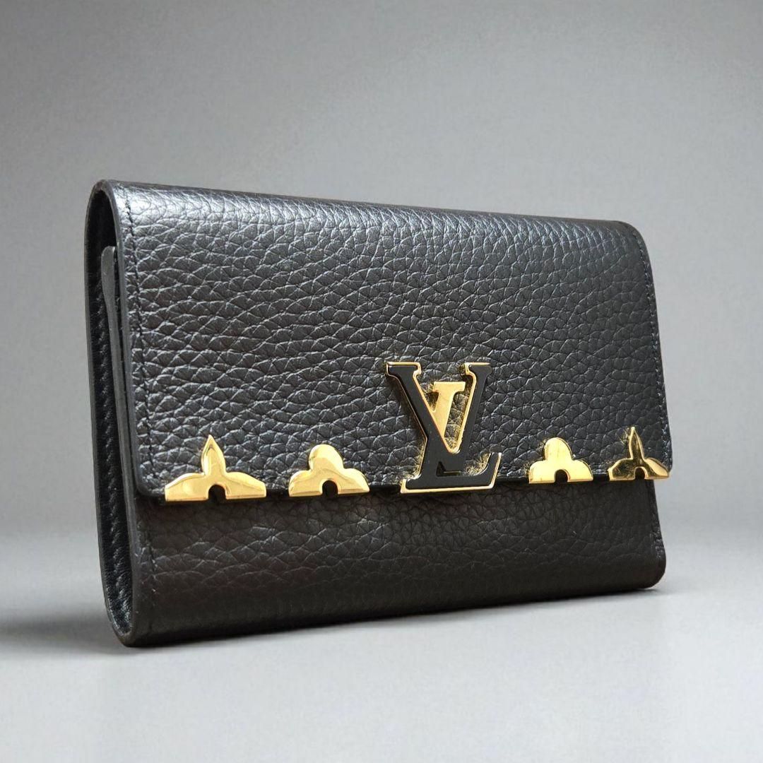 ヴィトン トリヨン ポルトフォイユカプシーヌコンパクト ノワール