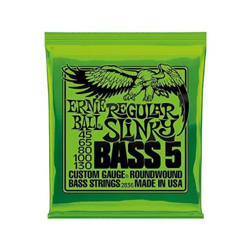 ERNIE BALL 2836 ベース弦 5弦 (45-130) 5-STRING REGULAR SLINKY BASS レギュラー・スリンキー・ベース