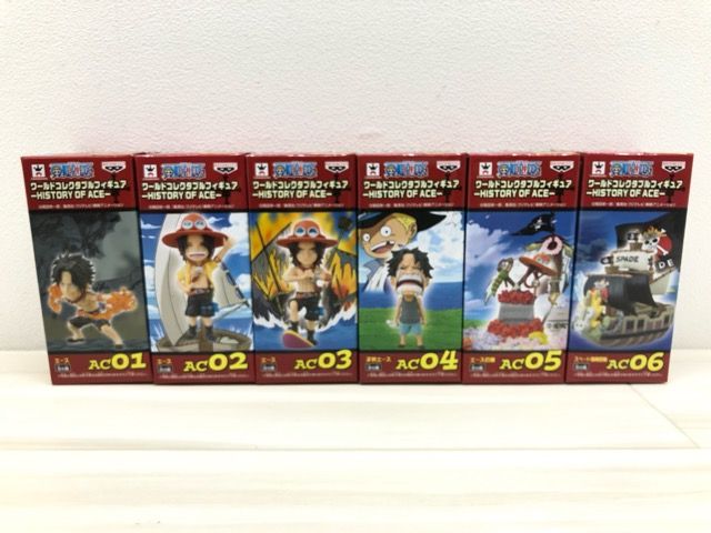ワンピース ワールドコレクタブルフィギュア(WCF) HISTORY OF ACE 全6種セット【G1591-007】077 ワンピース ワールドコレクタブルフィギュア(WCF) HISTORY OF