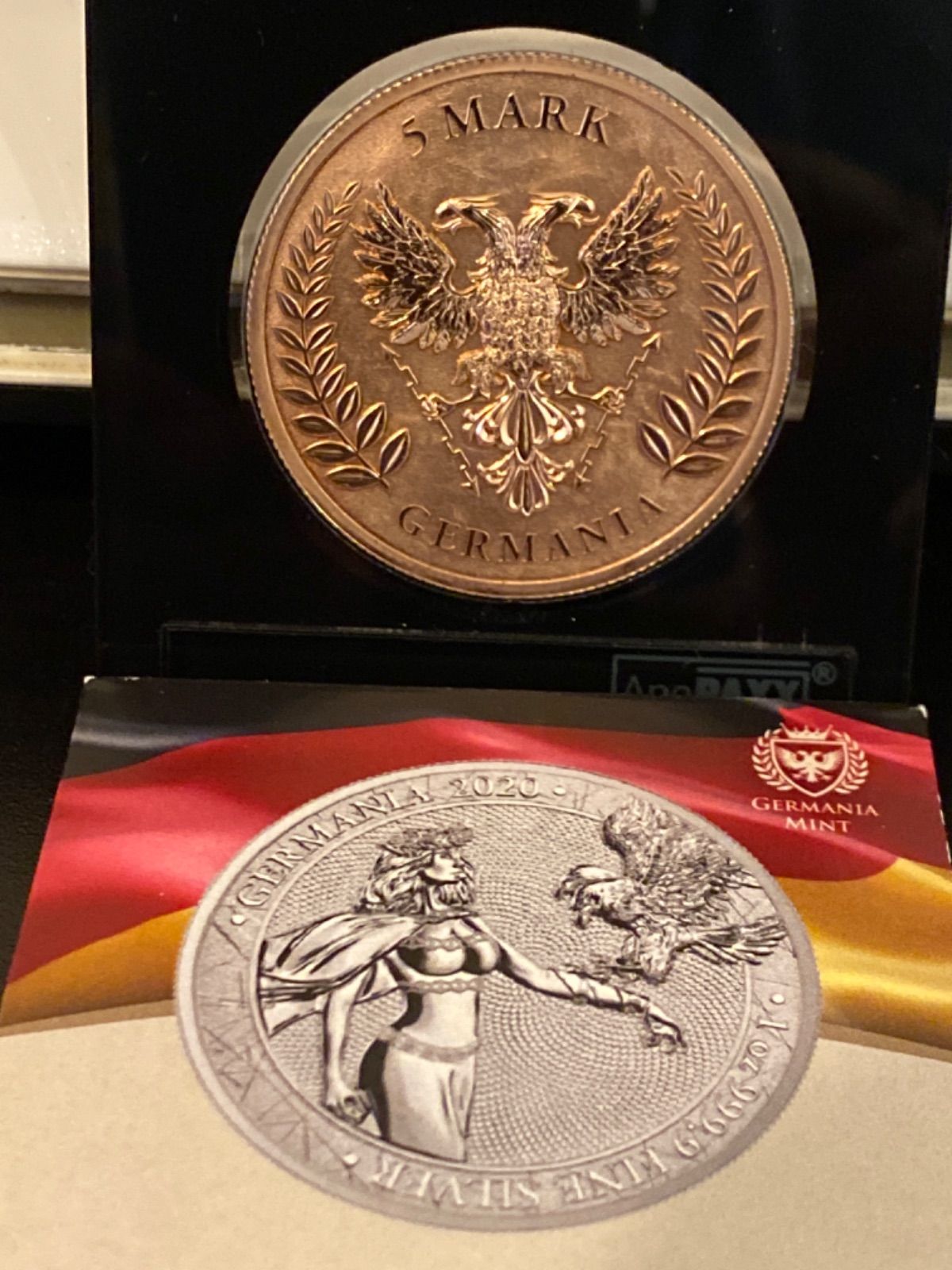 2020 ドイツゲルマニアTHE FLAG 純銀1オンス銀貨