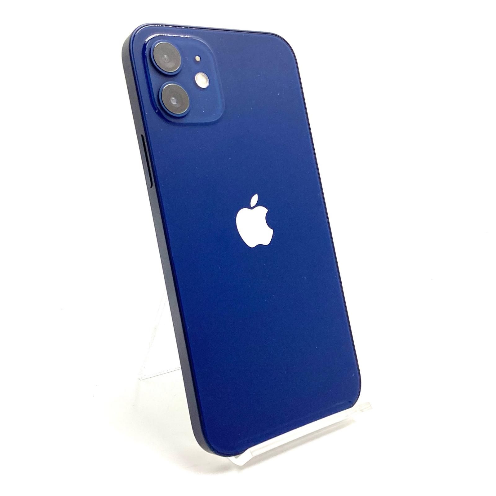 【全額返金保証】【最速発送】Apple iPhone 12 64GB ブルー SIMフリー 87% 動作確認済